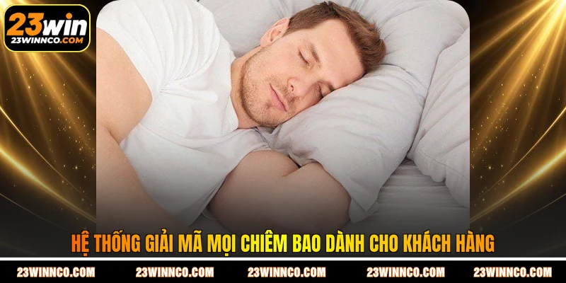 Hệ thống giải mã mọi chiêm bao dành cho khách hàng